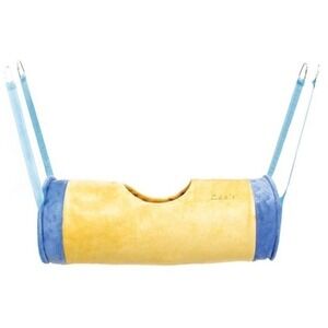 Prevue Hendryx Zzzs Soft Suede Tunnel Ferret Small Animal Hammock Yellow Blue